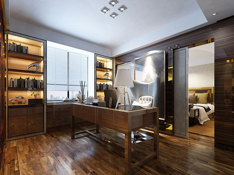 常州市綠都萬和城七區輕奢風格三居室裝修案例