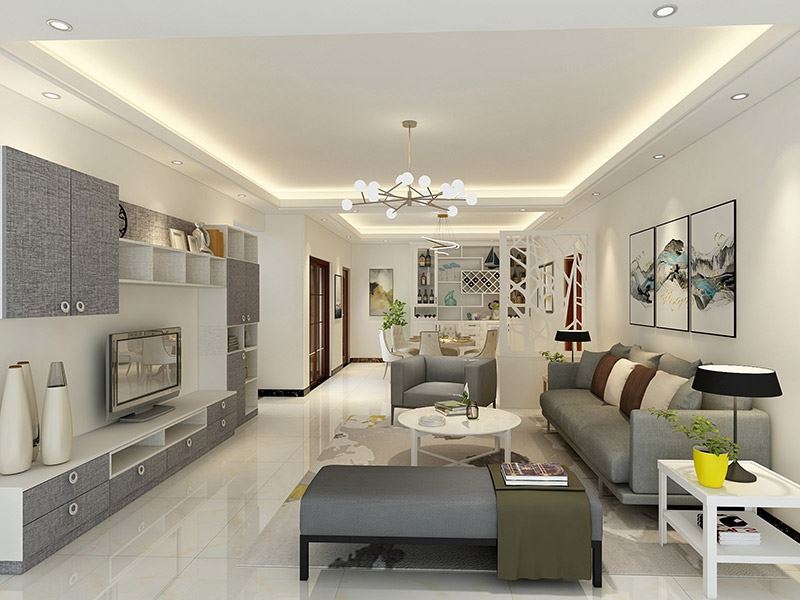 佛山市碧桂園&middot;鳳凰灣現代簡約風格三居室裝修案例