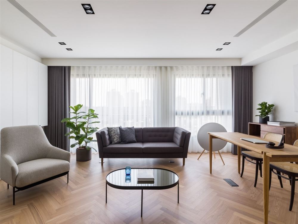 江門市星海灣華庭現(xiàn)代簡約風(fēng)格三居室裝修案例