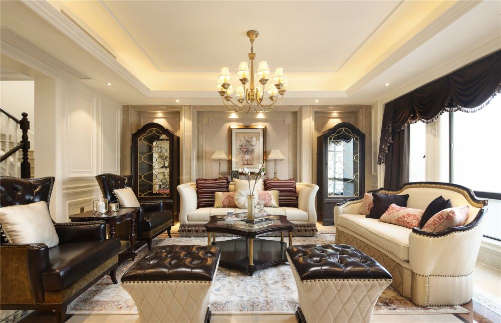 江門市美的公園天下歐式風(fēng)格別墅裝修案例