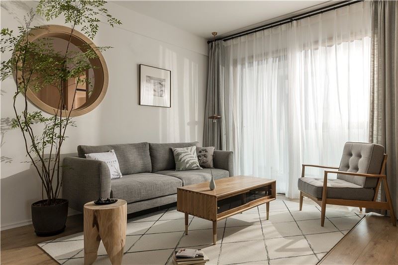 深圳市恒地悅山湖北歐風(fēng)格三居室裝修案例