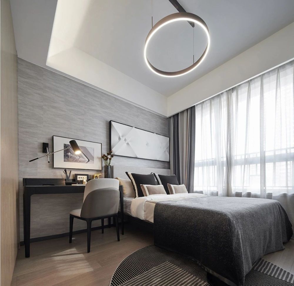 現(xiàn)代簡約風格室內(nèi)設(shè)計家裝案例-次臥 現(xiàn)代簡約風格室內(nèi)設(shè)計家裝案例-次臥