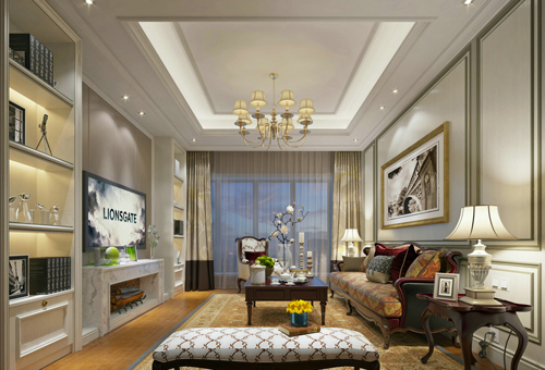 韶關(guān)市樂昌永樂城歐式風(fēng)格別墅裝修案例