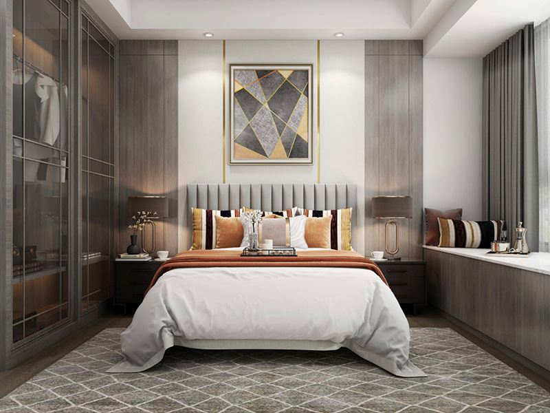 茂名市誠杰名仕公館現代簡約風格三居室裝修案例