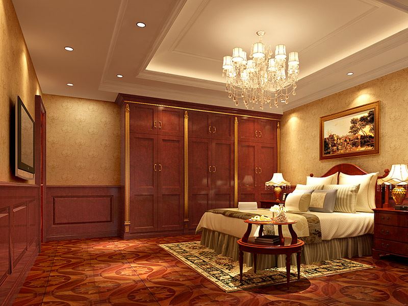 泰州市濱江國際歐式風格復式裝修案例