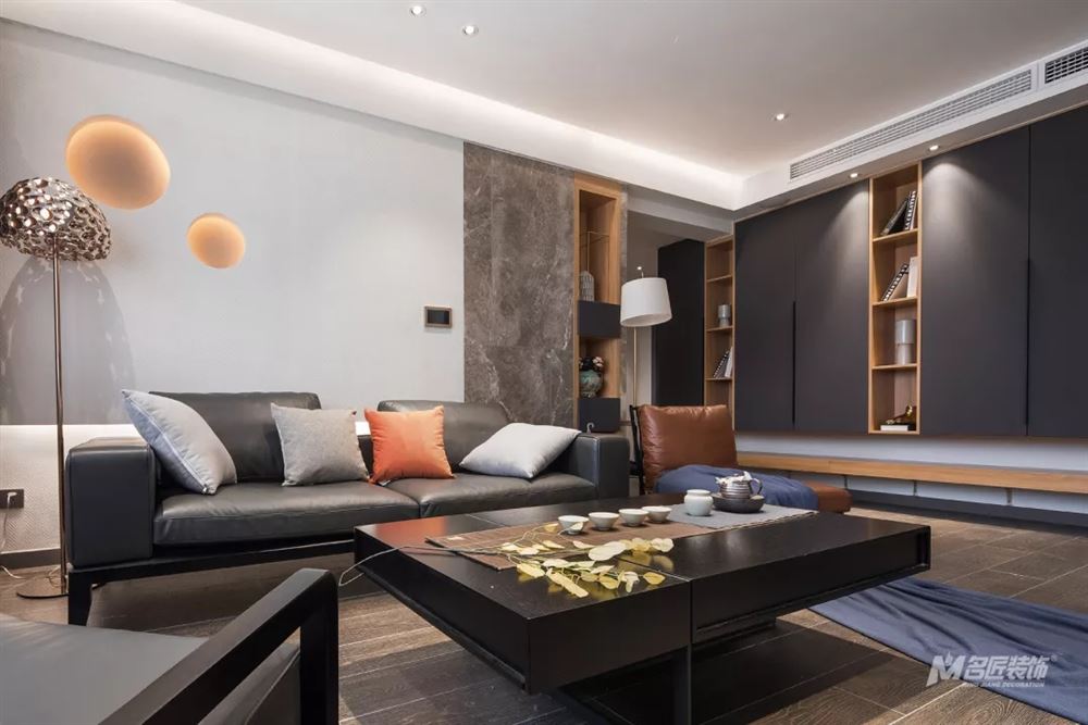 常州市晉陵文錦輕奢風格三居室裝修案例