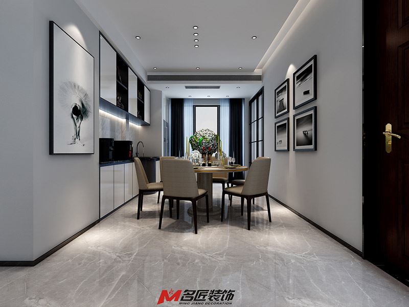 廣州市越秀星匯文璽歐式風格二居室裝修案例