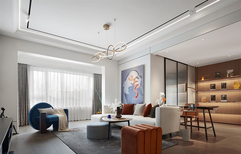 佛山市碧桂園&middot;鳳凰灣現代簡約風格三居室裝修案例