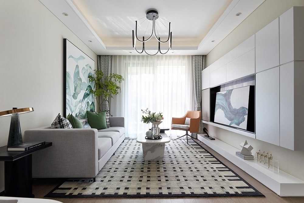 江門市銀泉花園北歐風格三居室裝修案例