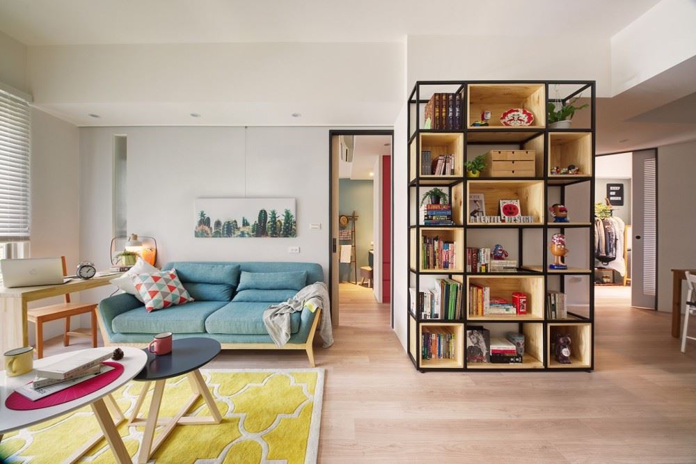 臺州市濱海灣花苑現代風格二居室裝修案例