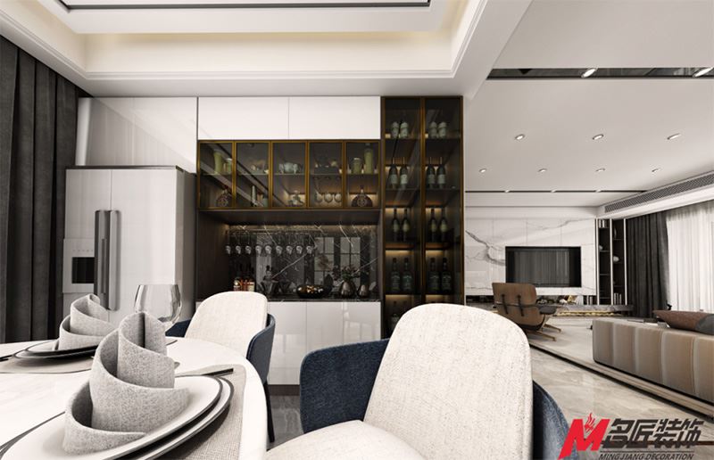 茂名市北江村輕奢風(fēng)格平層裝修案例