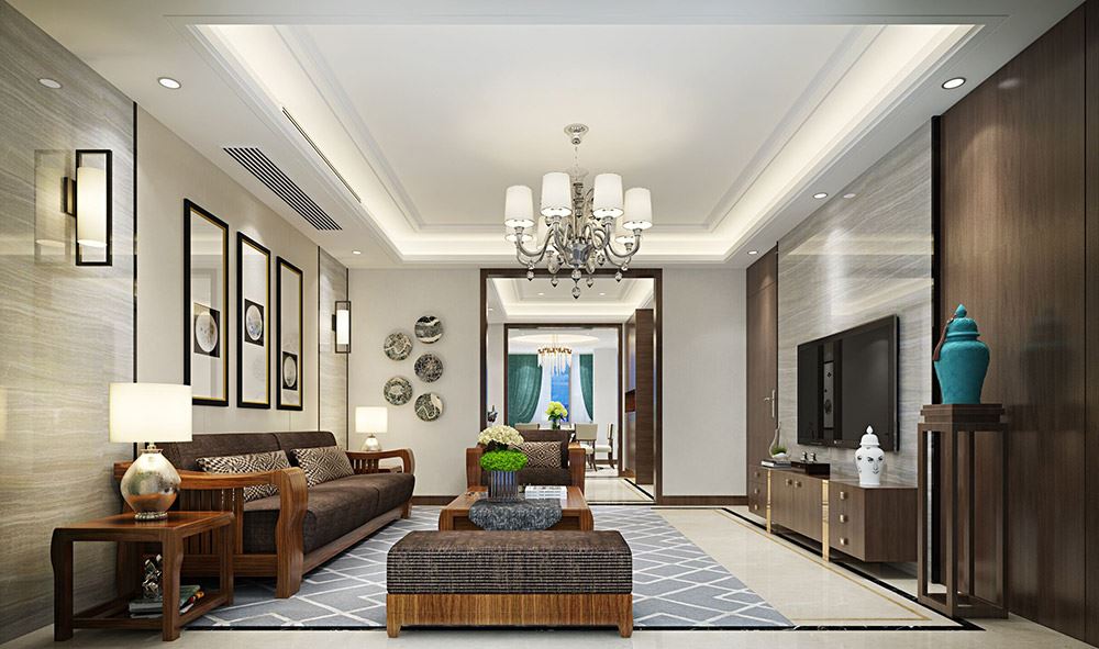 臺州市鉑金家園現代簡約風格三居室裝修案例