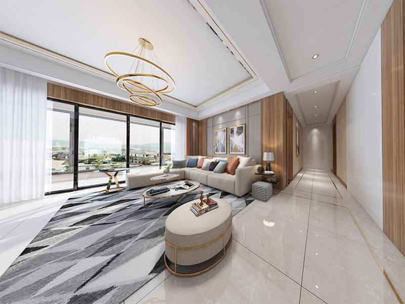 泰州市濱江新區(qū)富陽(yáng)社區(qū)二區(qū)現(xiàn)代簡(jiǎn)約風(fēng)格平層裝修案例