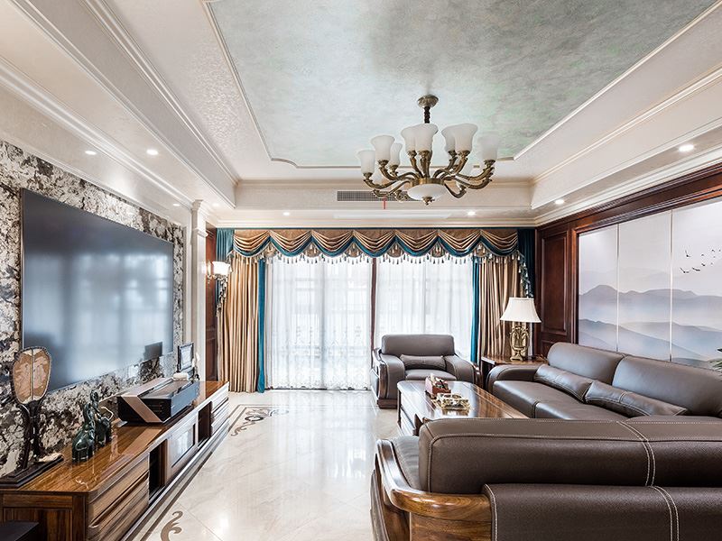 常州市清潭新村歐式風格四居室裝修案例