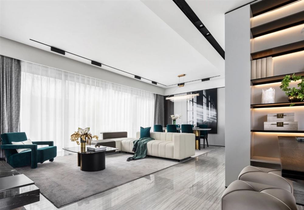 江門市美的公園天下輕奢風(fēng)格復(fù)式裝修案例