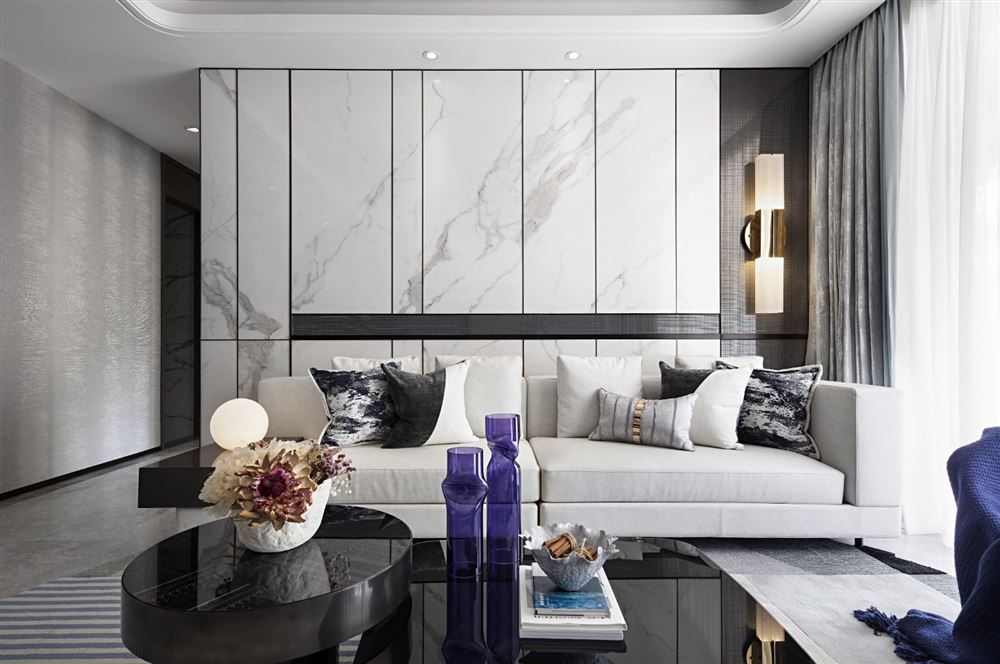 佛山市招商曦岸輕奢風格別墅裝修案例