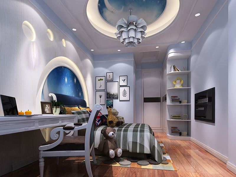 佛山市中建順控&middot;云熙悅城歐式風格三居室裝修案例