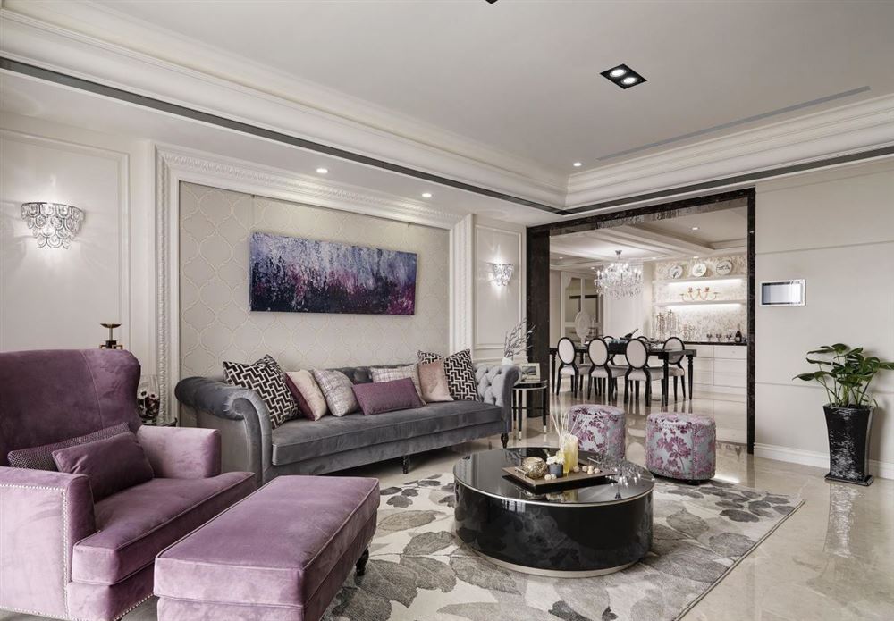 廣州市時(shí)代長島歐式風(fēng)格四居室裝修案例