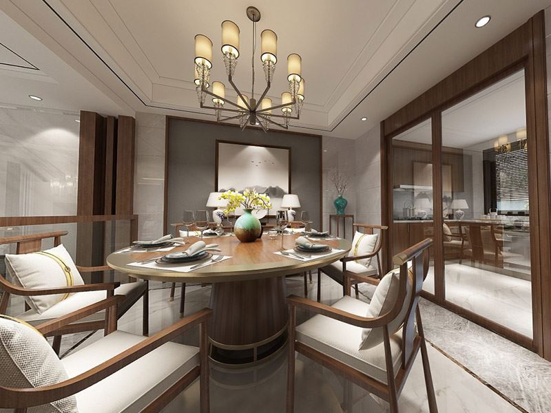 泰州市百富紳財富廣場小區歐式風格別墅裝修案例