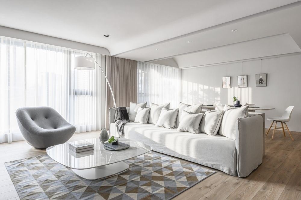 江門市保利大都會現代簡約風格三居室裝修案例