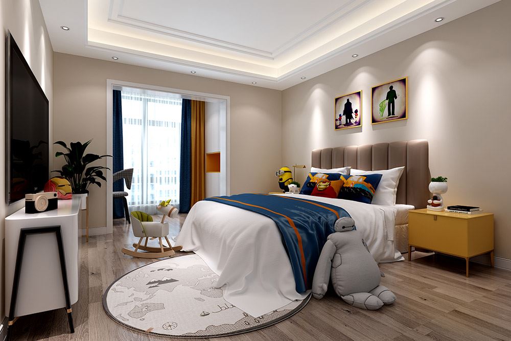 昭通市巧家縣國(guó)稅局家屬樓歐式風(fēng)格復(fù)式裝修案例