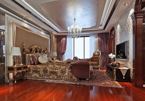 嘉興市龍鼎萬達廣場歐式風格復式裝修案例