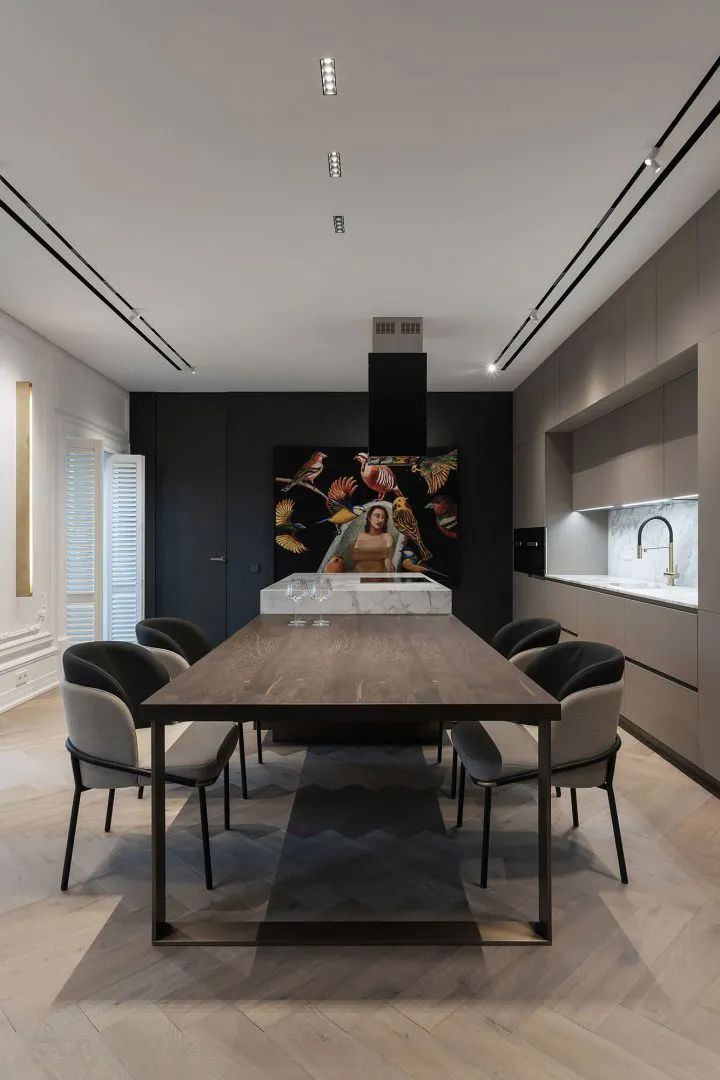 歐式風格家裝設計室內裝修效果圖-餐廳 歐式風格家裝設計室內裝修效果圖-餐廳