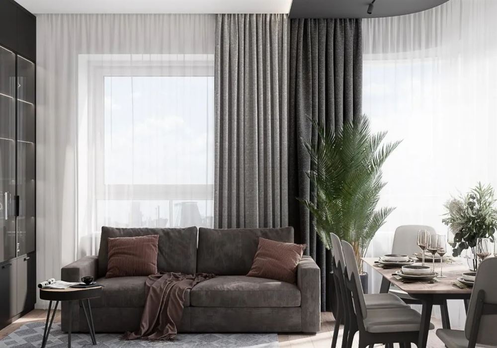 廣州市南沙保利城輕奢風格三居室裝修案例