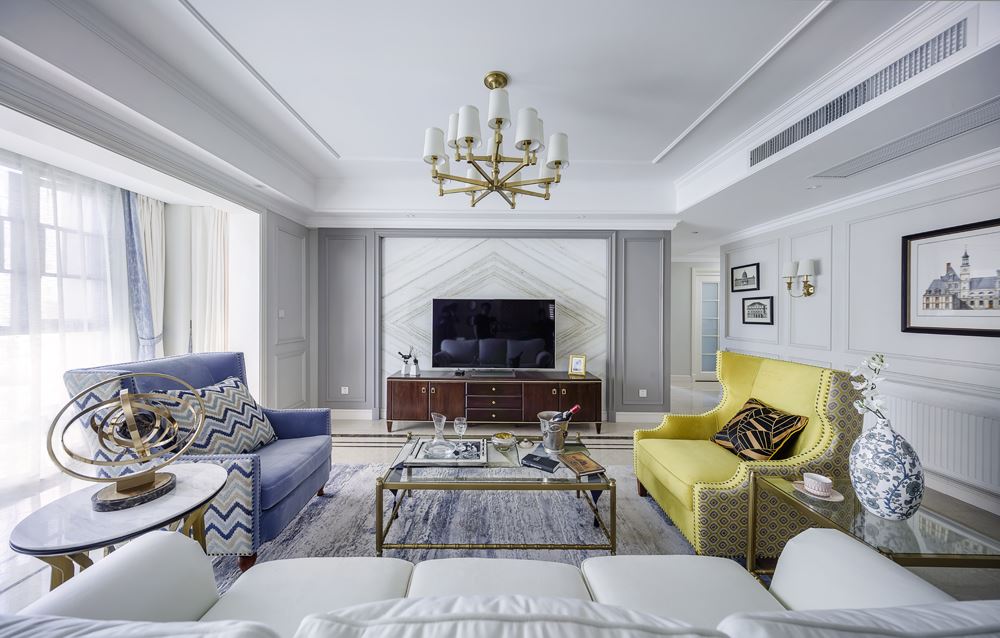 湛江市昌盛商住樓歐式風格四居室裝修案例