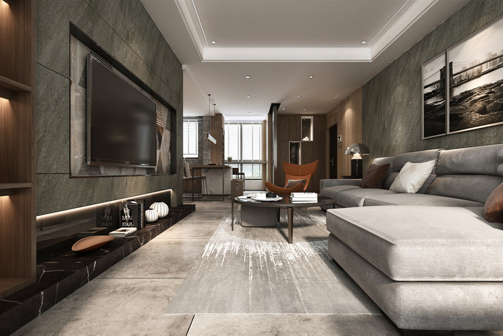 中山市星匯云錦現代簡約風格四居室裝修案例