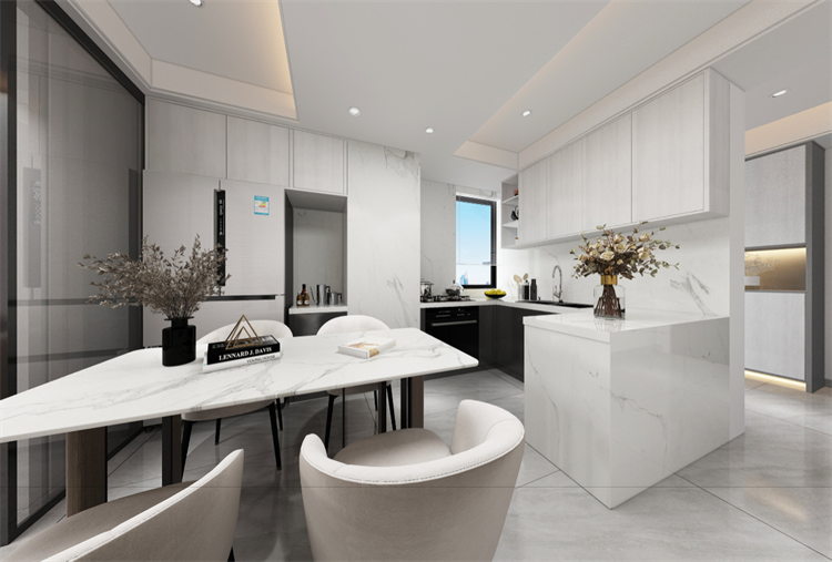 廣州市南沙碧桂園現代簡約風格三居室裝修案例