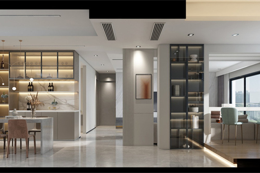 廣州市東方新世界現(xiàn)代簡(jiǎn)約風(fēng)格三居室裝修案例