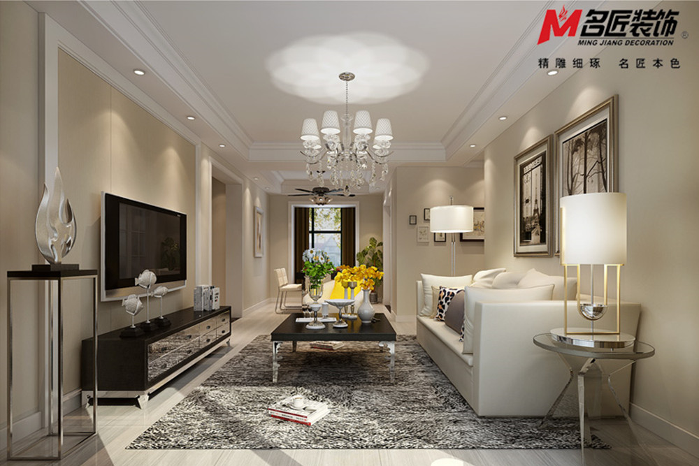 合肥市合肥孔雀城現(xiàn)代簡約風(fēng)格三居室裝修案例