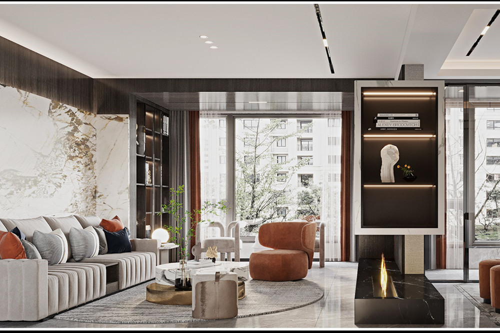 嘉興市嘉善萬聯城現代簡約風格三居室裝修案例