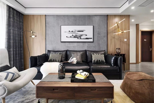 紹興市觀棠府瑞園現代簡約風格三居室裝修案例