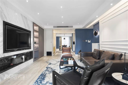 常州市世茂香檳湖現代簡約風格三居室裝修案例