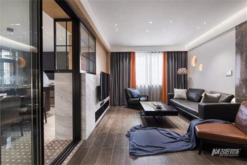 常州市清潭新村現代簡約風格三居室裝修案例