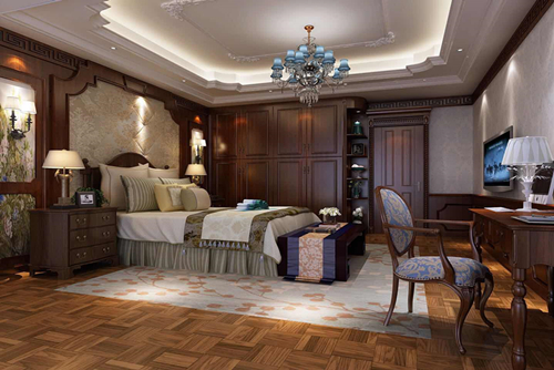 云浮市安居樓新中式風(fēng)格別墅裝修案例