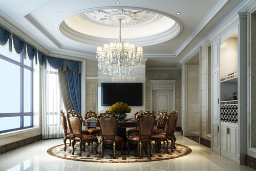 中山市江南海岸花園歐式風(fēng)格別墅裝修案例