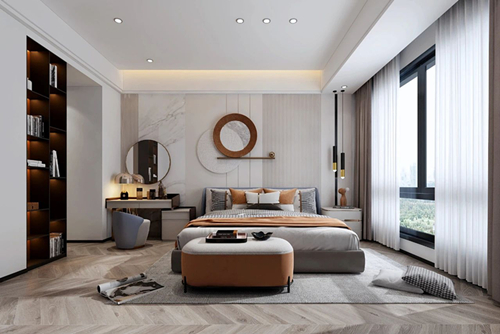 福州市金地&middot;天禧現代風格三居室裝修案例