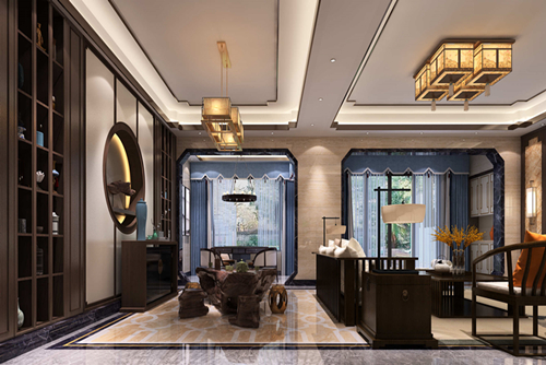 佛山市碧桂園&middot;鳳凰灣新中式風格別墅裝修案例