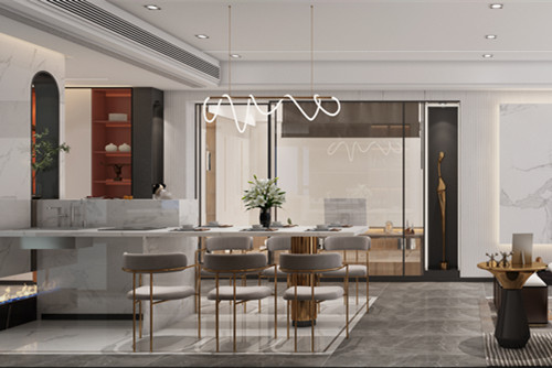 中山市碧桂園鳳凰城現代簡約風格四居室裝修案例