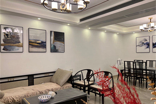 中山市居安苑現(xiàn)代簡約風(fēng)格三居室裝修案例