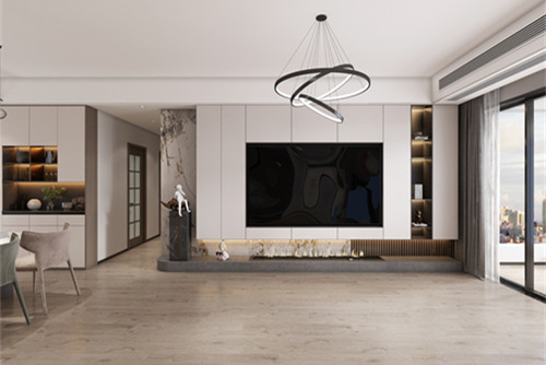 中山市盛迪嘉&middot;嘉元輕奢風格四居室裝修案例