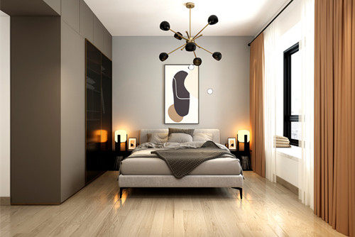 中山市古一新興商住樓現(xiàn)代簡(jiǎn)約風(fēng)格三居室裝修案例