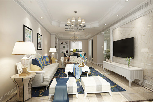 中山市怡廷豪園現代簡約風格三居室裝修案例