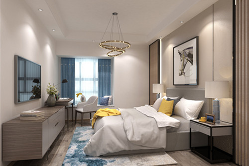 中山市合生帝景城新中式風(fēng)格別墅裝修案例