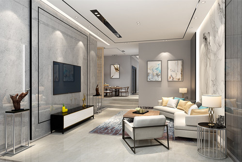 中山市居安苑新中式風(fēng)格別墅裝修案例