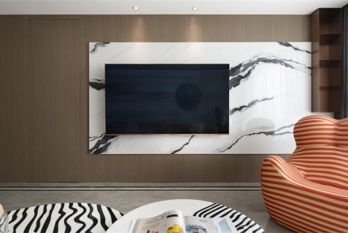 廣州市奧園灣區智谷現代風格復式裝修案例