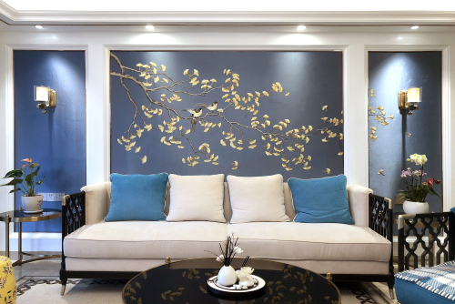 ?？诰┙瓘V場復式280平新美式混搭新中式